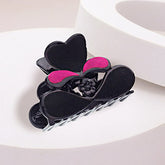 FELT HEART HAIR CLAW CLIP